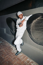 White main character suit