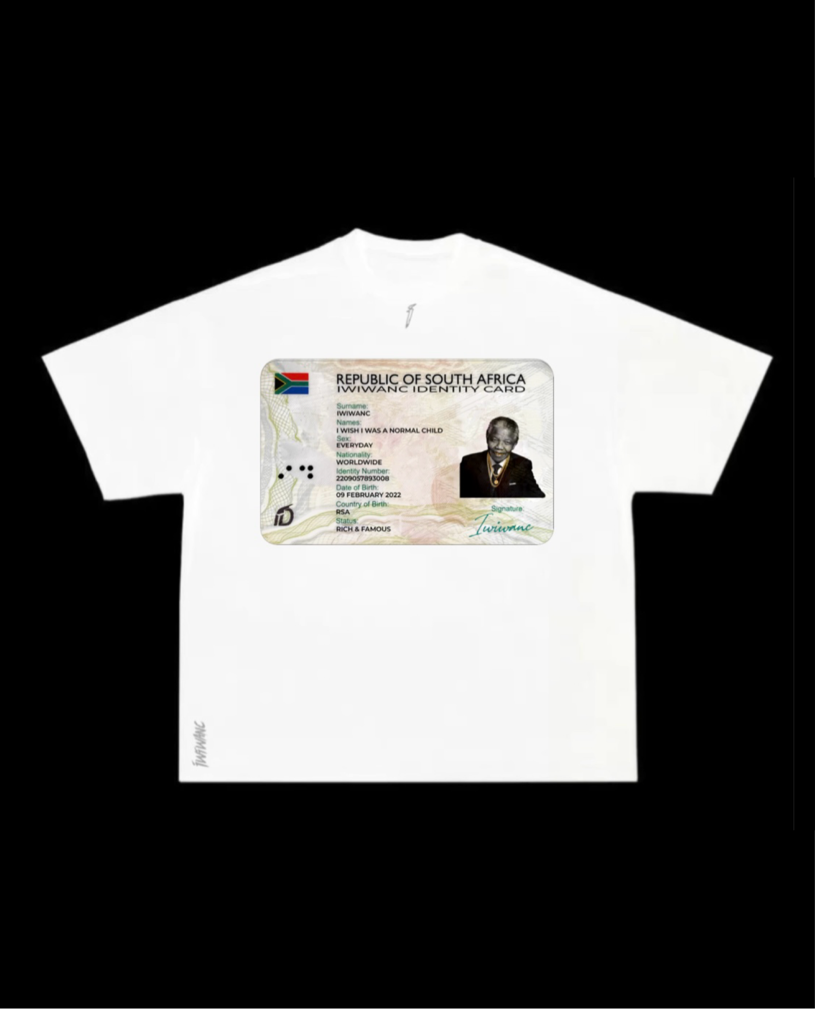 IWIWANC identity t-shirt (white edition)